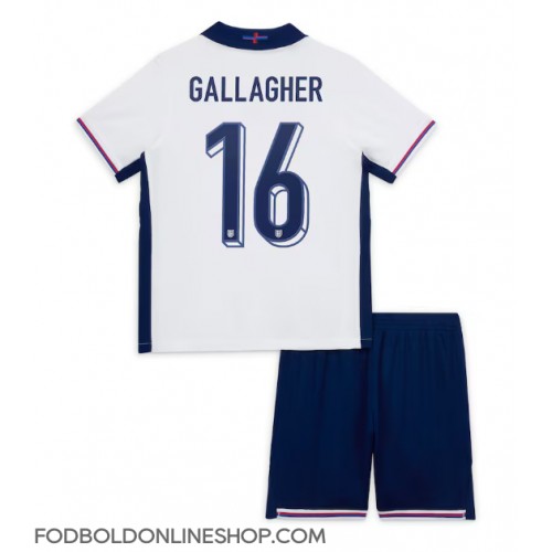 England Conor Gallagher #16 Hjemme Trøje Børn EM 2024 Kortærmet (+ Korte bukser)